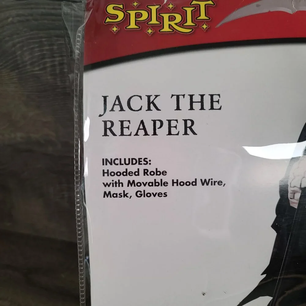 Spirit Halloween Jack The Reaper Adult Costume One Size Fits Most-Missing Gloves - Picture 4 of 8